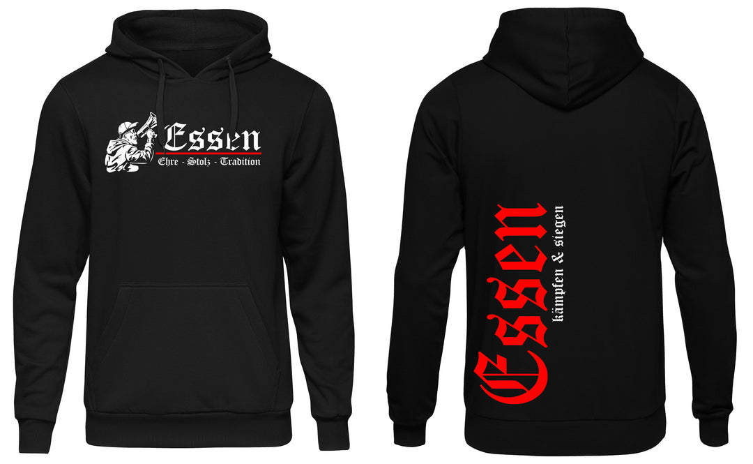 Essen Ehre und Stolz Kapuzenpullover | Skyline Ruhrpott Hoodie | M3