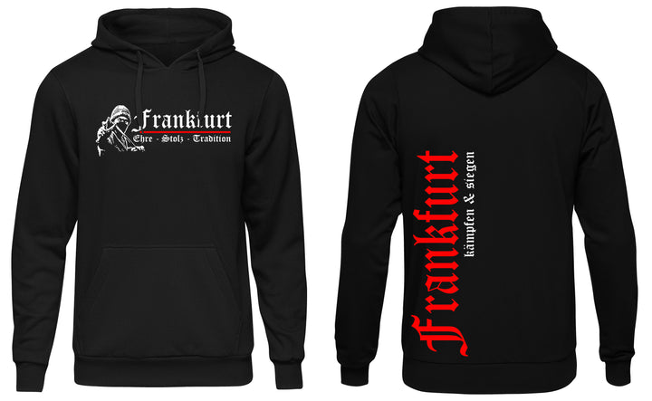 Frankfurt Ehre und Stolz Kapuzenpullover | Hessen Hoodie Fussball | M1
