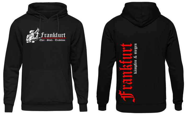 Frankfurt Ehre und Stolz Kapuzenpullover | Hessen Hoodie Fussball | M3