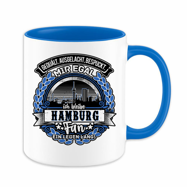 Ein Leben lang Hamburg Tasse | Norddeutschland Kaffeetasse Kaffeebecher Hansestadt Moin
