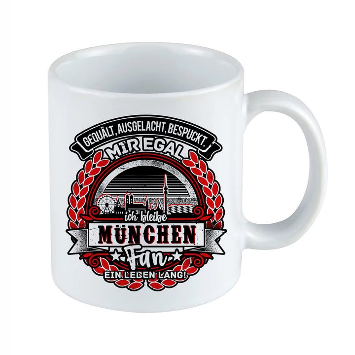 Ein Leben lang München Tasse | Bavaria Kaffeetasse München Kaffeebecher Fanartikel
