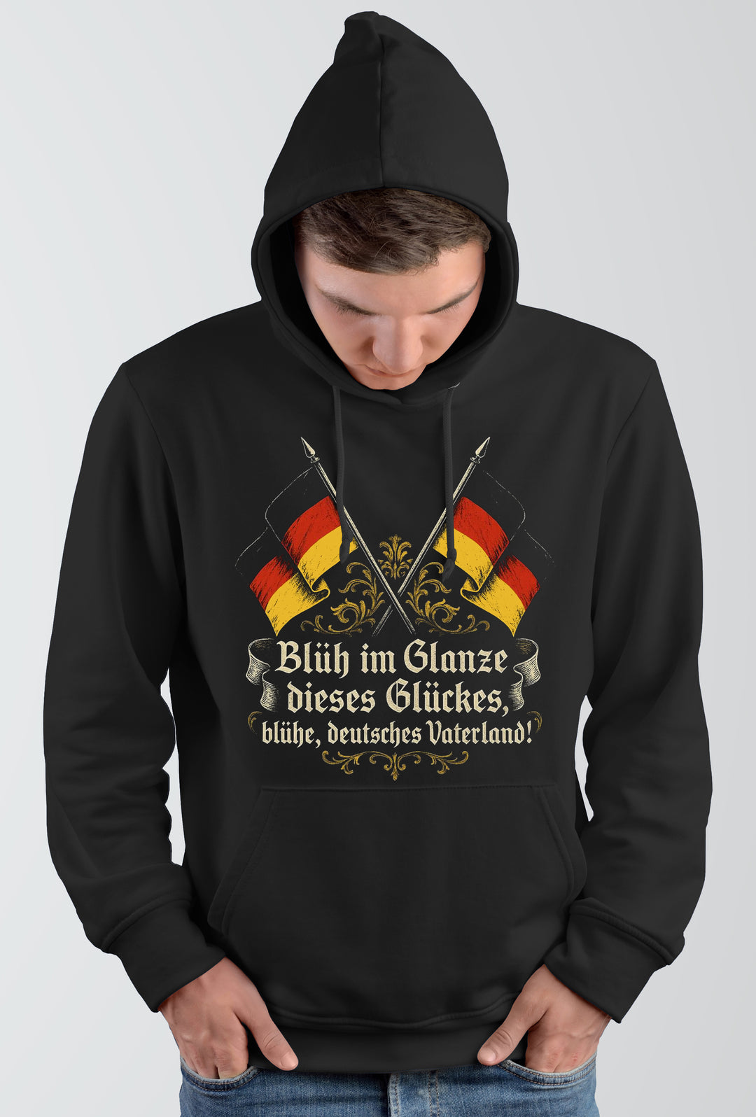 Einigkeit, Recht & Freiheit Kapuzenpullover | Germany Deutschland | M1