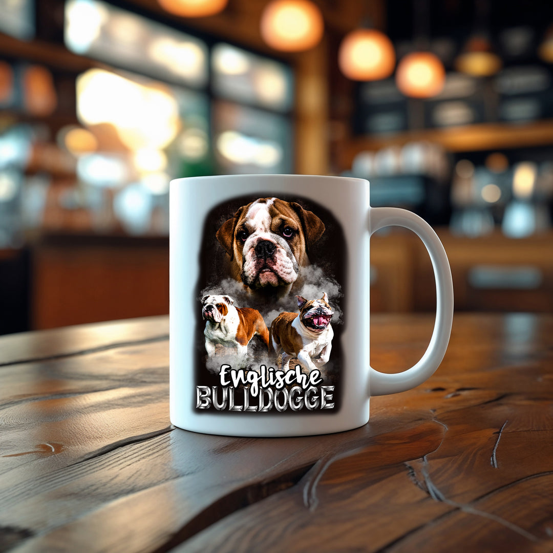 Englische Bulldogge Tasse | Kaffeetasse Kaffeebecher Hunde Hundetasse Hundefreunde