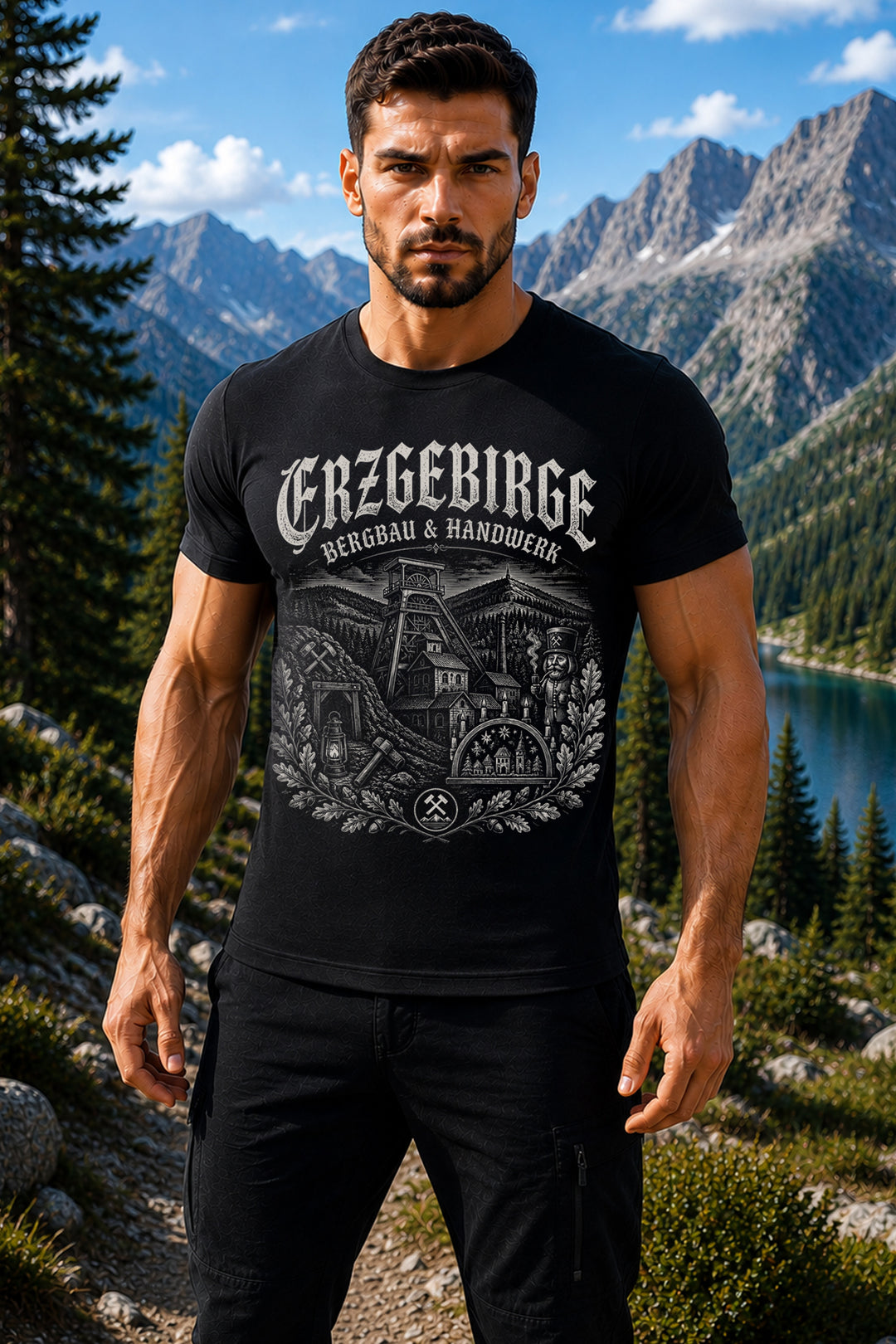 Historica Erzgebirge T-Shirt | Sachsen Heimat Shirt