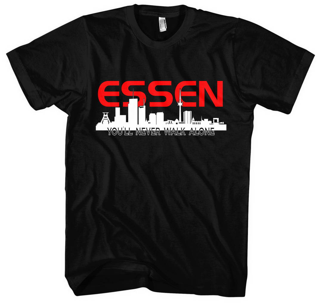 Essen Skyline T-Shirt | Ruhrpott Skyline Essen Fan Geschenk Shirt
