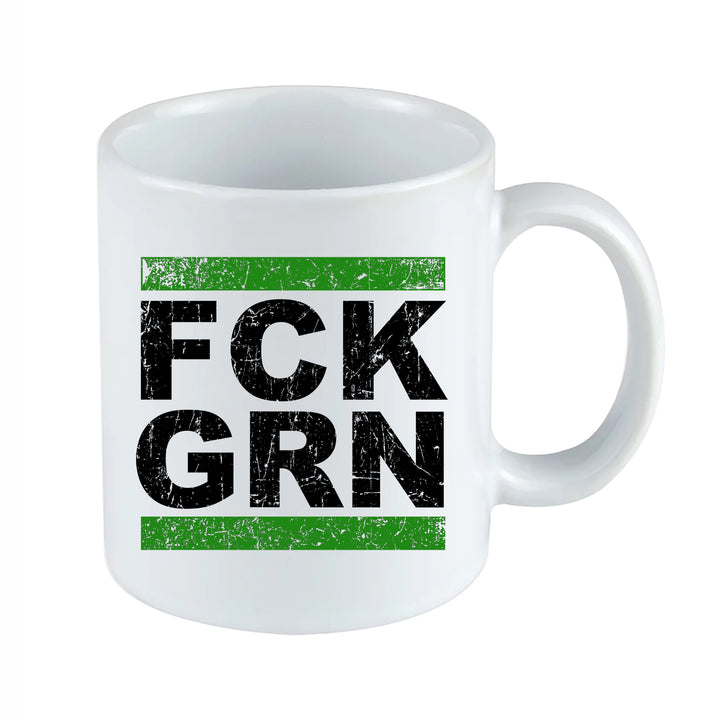 FCK GRN Tasse | Anti Grün Becher Widerstand Fuck Grüne Anti Grün Kaffeetasse | M1