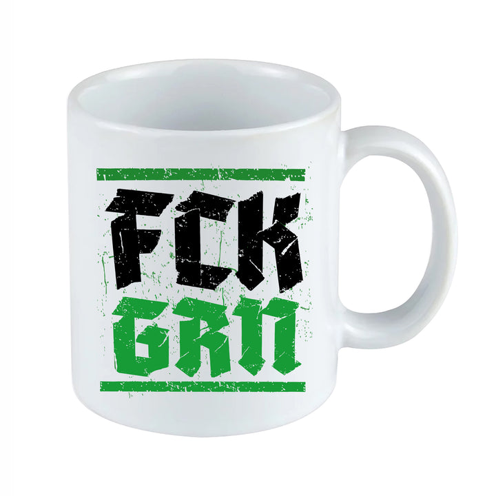 FCK GRN Tasse | Anti Grün Becher Widerstand Fuck Grüne Anti Grün Kaffeetasse | M2