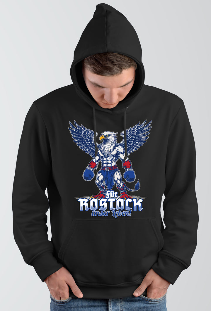 Für Rostock unser Leben Kapuzenpullover | Ostdeutschland