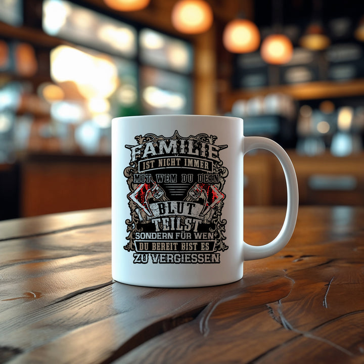 Familie Tasse | Wikinger Germanen Kaffeetasse mit Spruch – Vikings Kaffeebecher