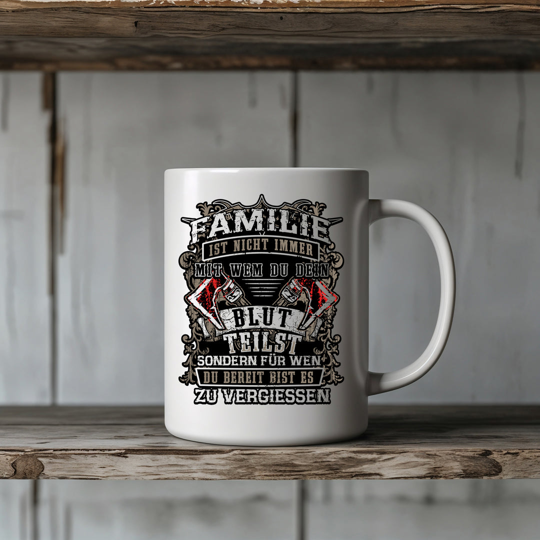 Familie Tasse | Wikinger Germanen Kaffeetasse mit Spruch – Vikings Kaffeebecher