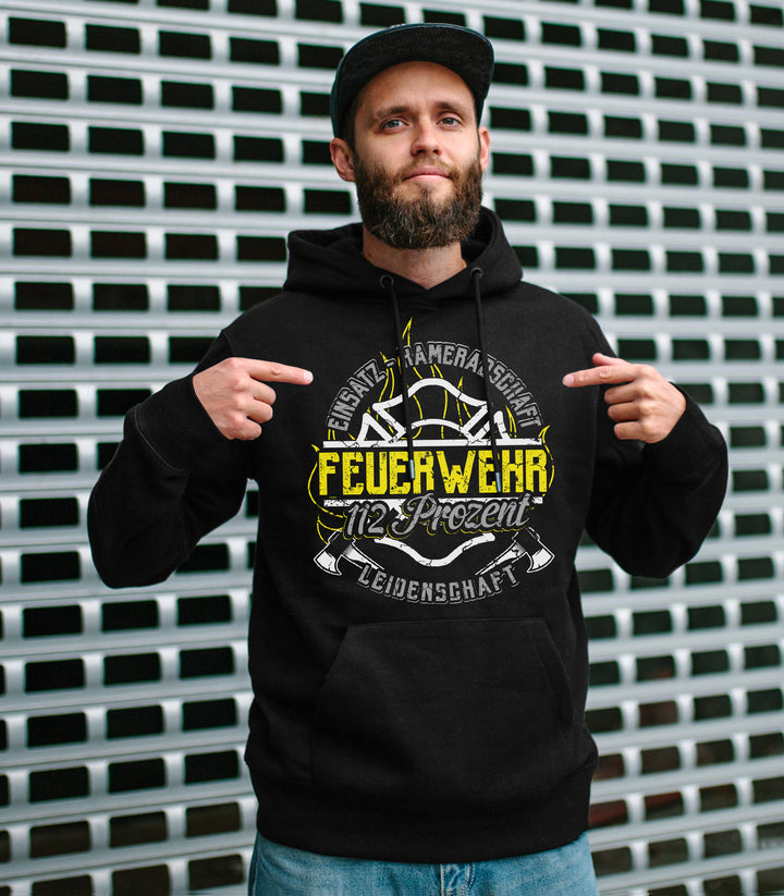 Feuerwehr Kapuzenpullover| Held Freiwillige FFW Firefighter | M10