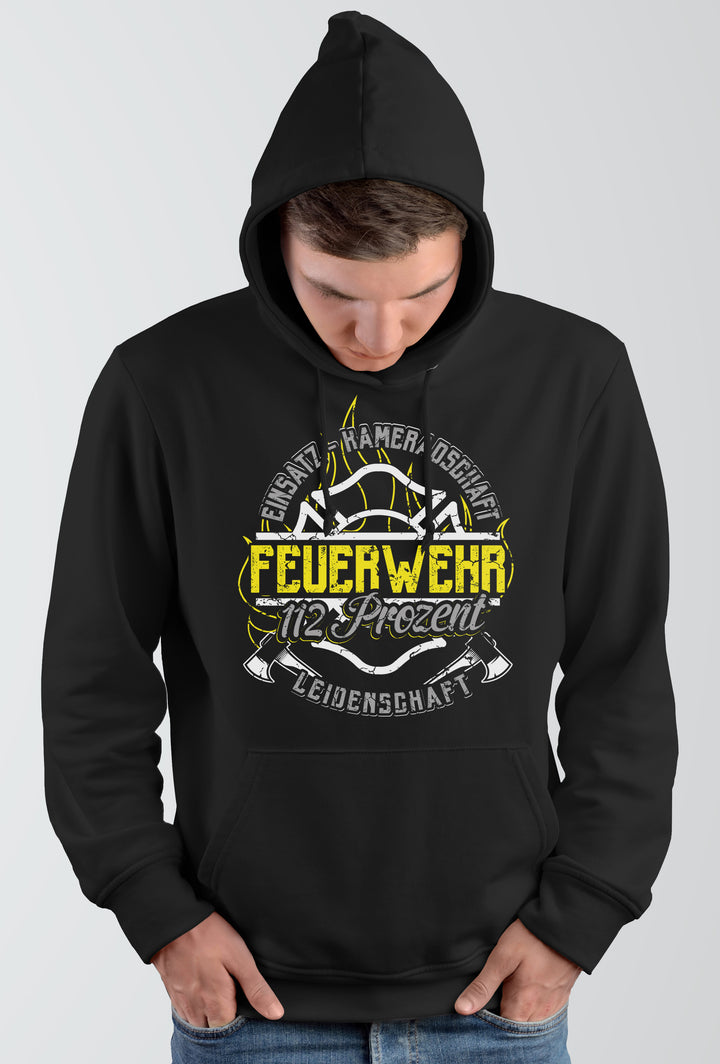 Feuerwehr Kapuzenpullover| Held Freiwillige FFW Firefighter | M10