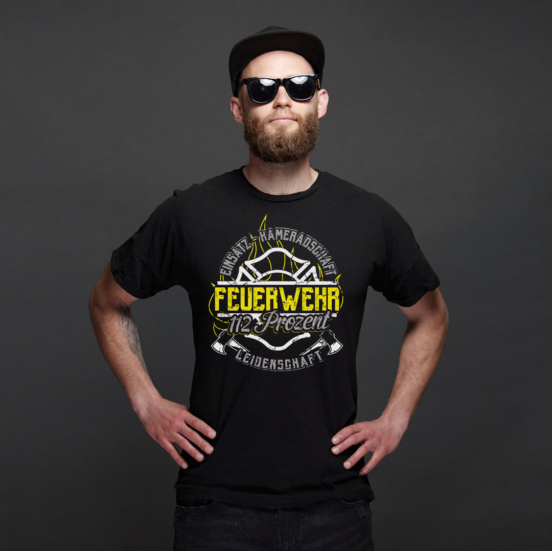 Feuerwehr T-Shirt | Held Hero FFW Firefighter | M10