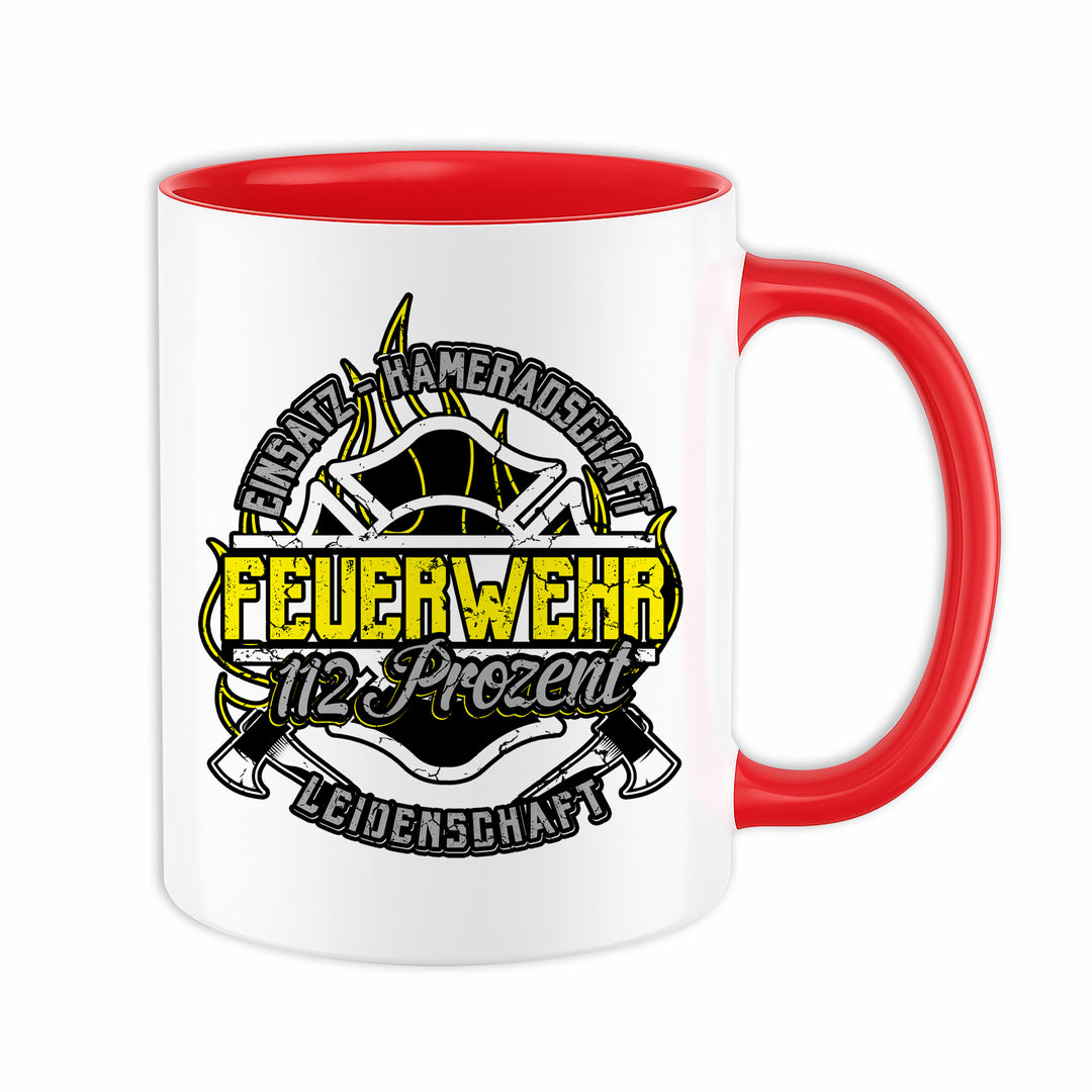 Feuerwehr Tasse | Kaffeetasse für Feuerwehr Feuerwehr Kaffeebecher FFW | M10