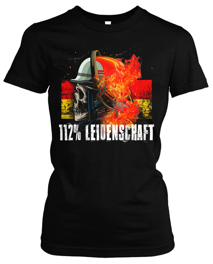 Feuerwehr Damen T-Shirt | Held Freiwillige FFW Firefighter | M11