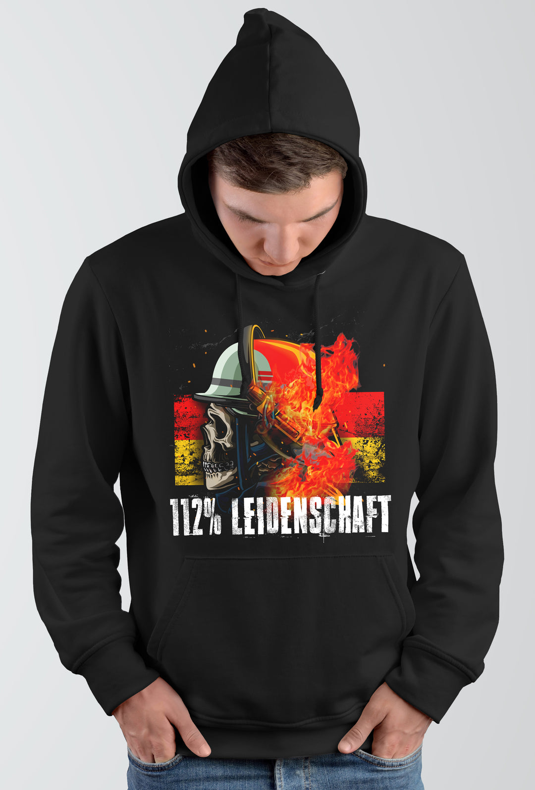 Feuerwehr Kapuzenpullover| Held Freiwillige FFW Firefighter | M11