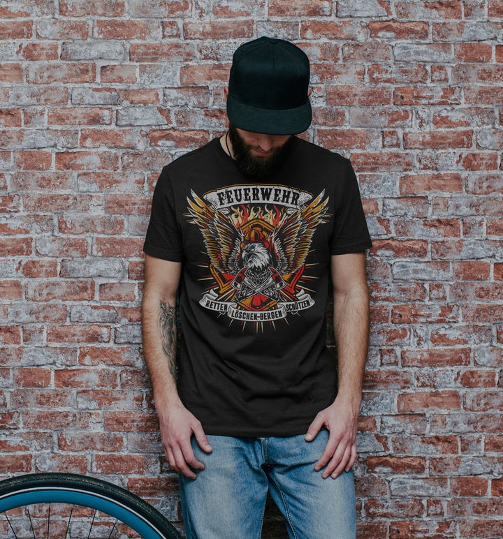 Feuerwehr T-Shirt | Held Hero FFW Firefighter | M13