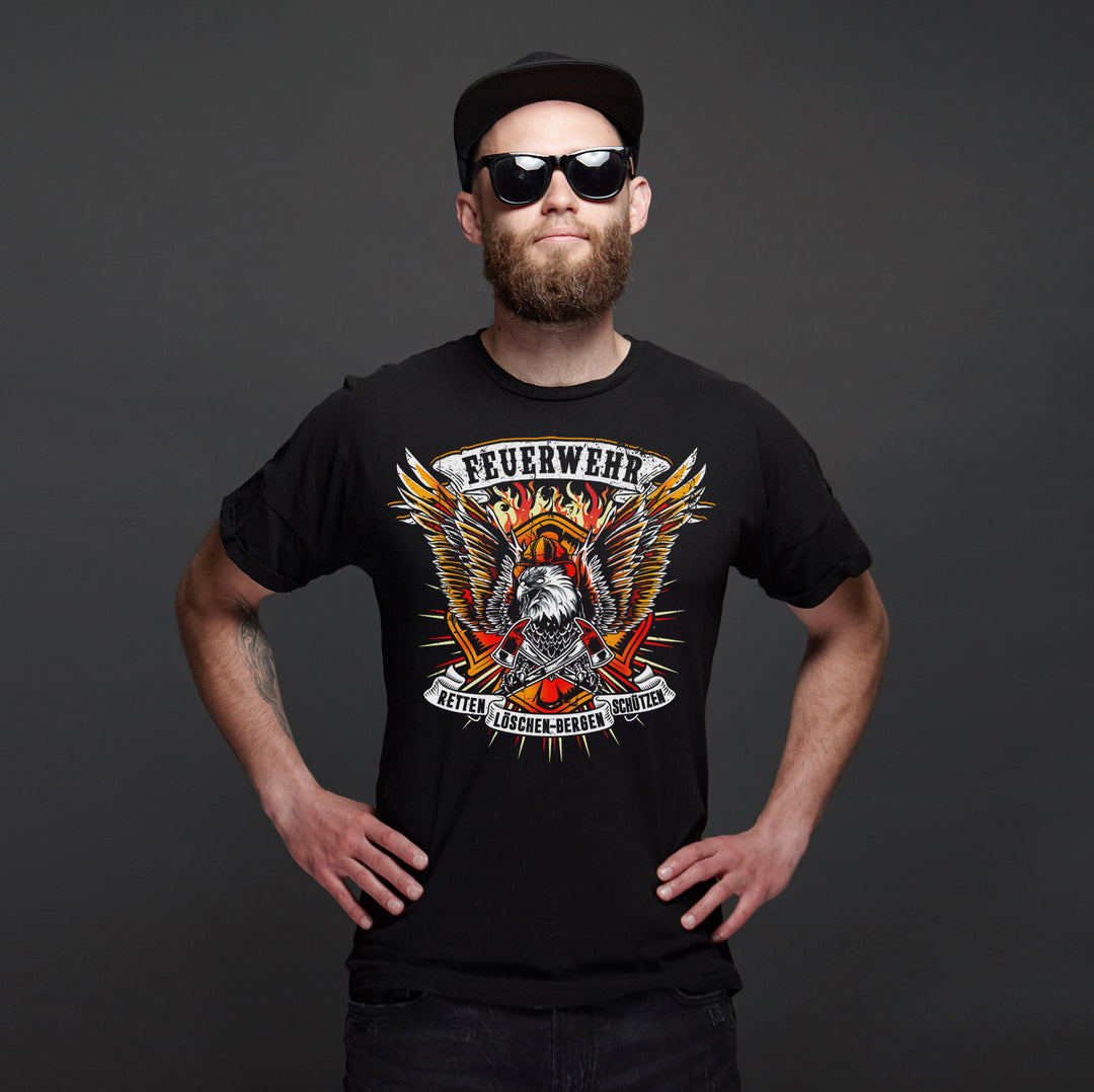 Feuerwehr T-Shirt | Held Hero FFW Firefighter | M13