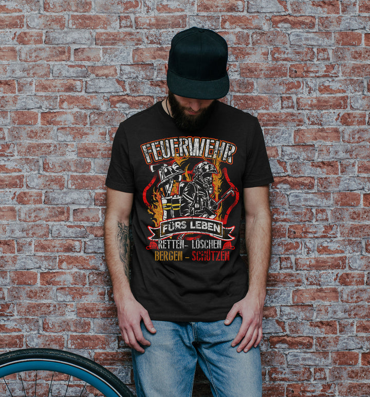 Feuerwehr T-Shirt | Held Hero FFW Firefighter | M14