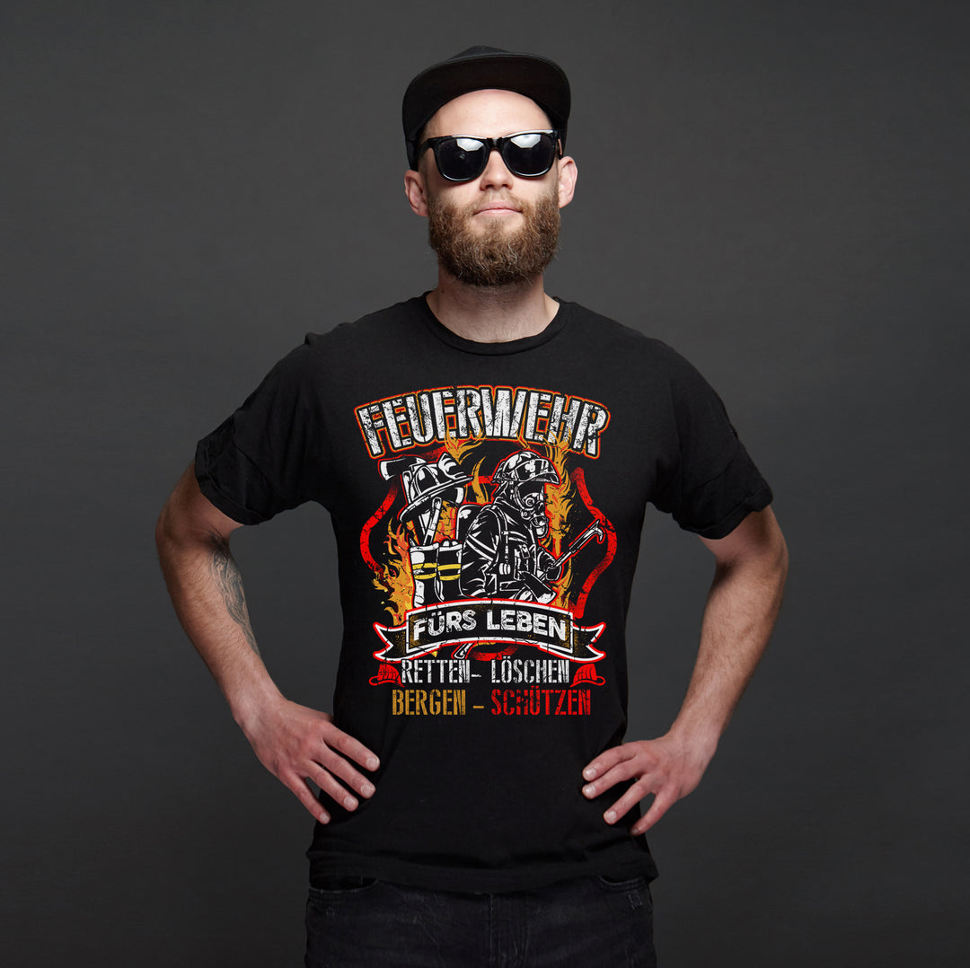 Feuerwehr T-Shirt | Held Hero FFW Firefighter | M14