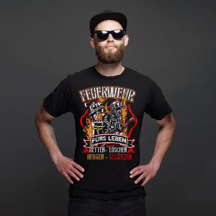 Feuerwehr T-Shirt | Held Hero FFW Firefighter | M14