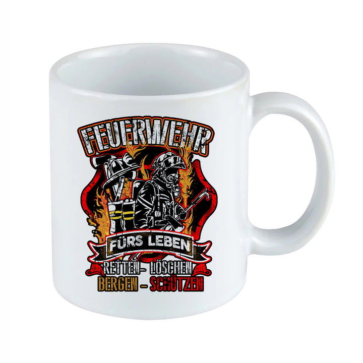 Feuerwehr Tasse | Kaffeetasse für Feuerwehr Feuerwehr Kaffeebecher FFW | M14