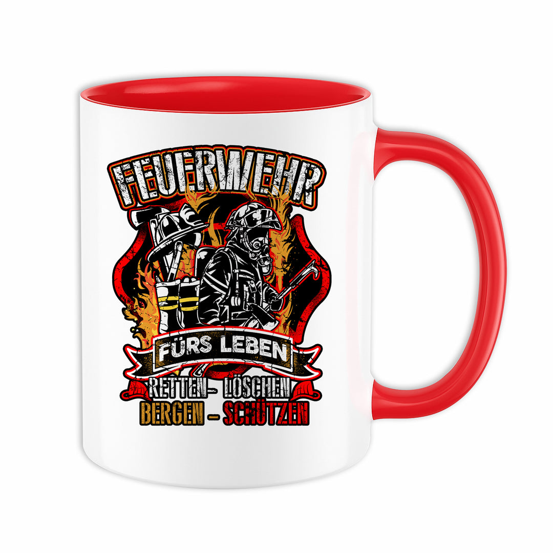 Feuerwehr Tasse | Kaffeetasse für Feuerwehr Feuerwehr Kaffeebecher FFW | M14