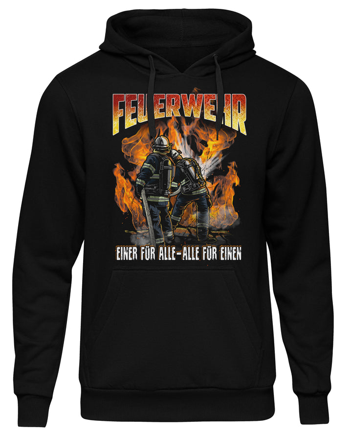 Feuerwehr Kapuzenpullover| Held Freiwillige FFW Firefighter | M15