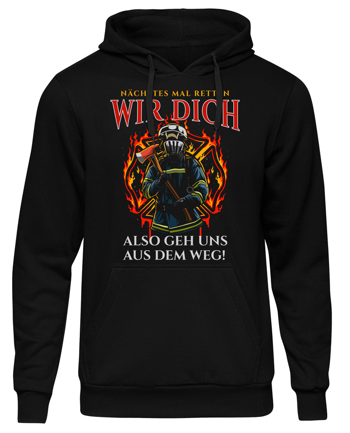Feuerwehr Kapuzenpullover| Held Freiwillige FFW Firefighter | M16