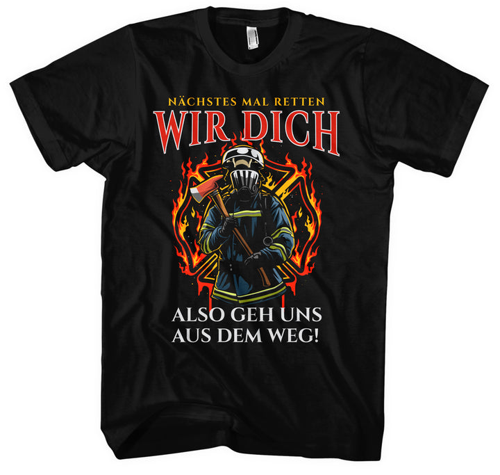 Feuerwehr T-Shirt | Held Hero FFW Firefighter | M16