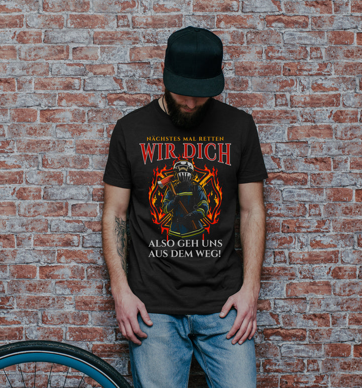Feuerwehr T-Shirt | Held Hero FFW Firefighter | M16