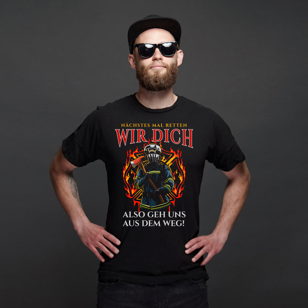 Feuerwehr T-Shirt | Held Hero FFW Firefighter | M16