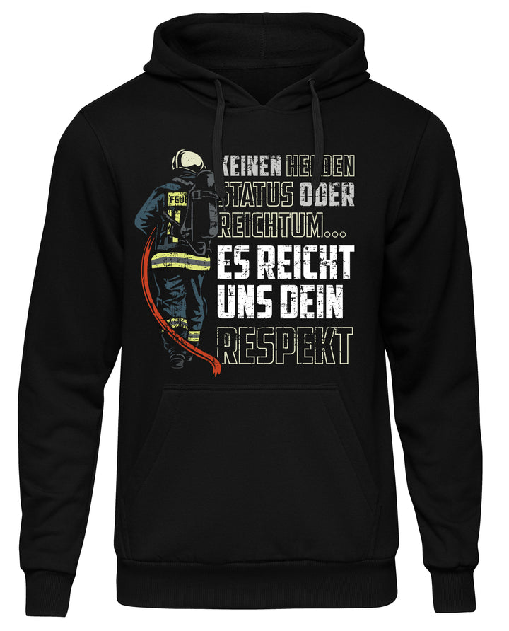 Feuerwehr Kapuzenpullover| Held Freiwillige FFW Firefighter | M17