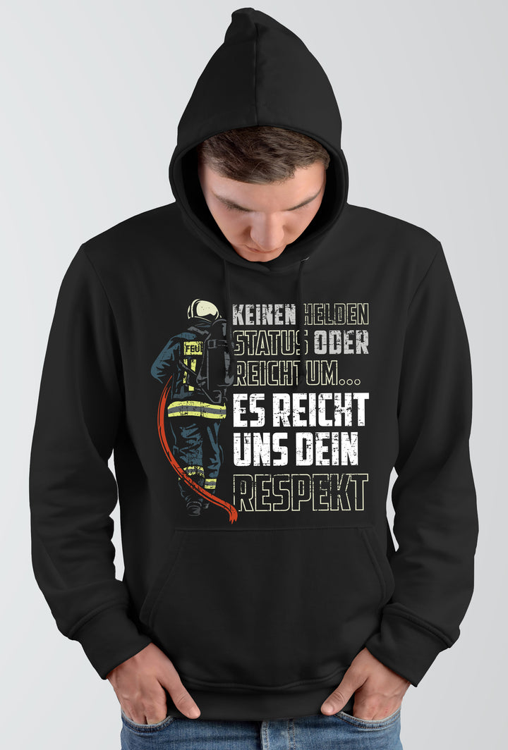 Feuerwehr Kapuzenpullover| Held Freiwillige FFW Firefighter | M17