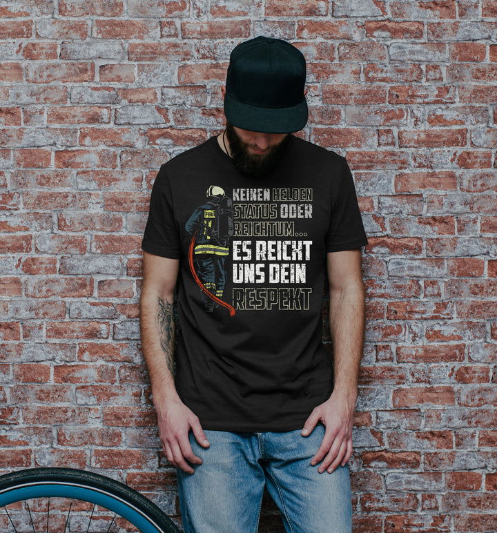 Feuerwehr T-Shirt | Held Hero FFW Firefighter | M17