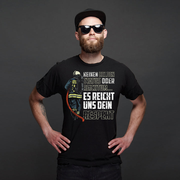 Feuerwehr T-Shirt | Held Hero FFW Firefighter | M17