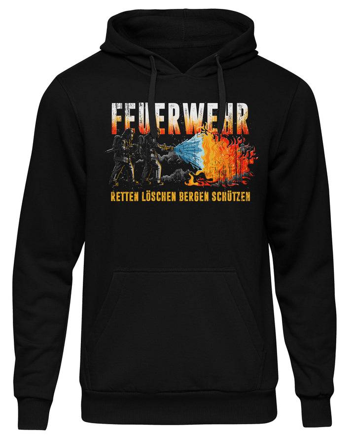 Feuerwehr Kapuzenpullover| Held Freiwillige FFW Firefighter | M19
