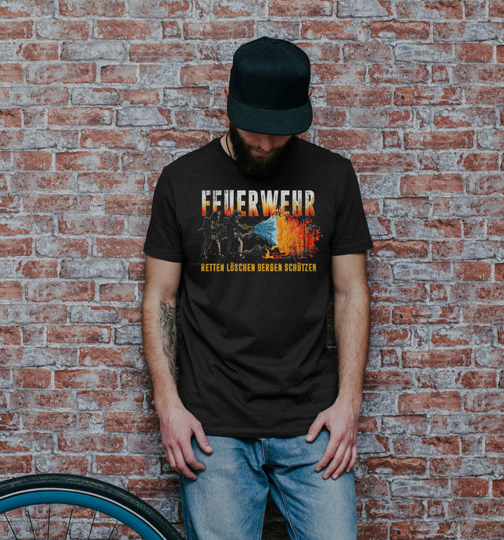Feuerwehr T-Shirt | Held Hero FFW Firefighter | M19