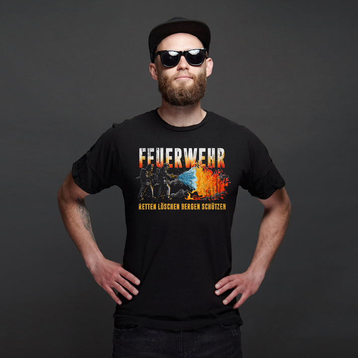 Feuerwehr T-Shirt | Held Hero FFW Firefighter | M19