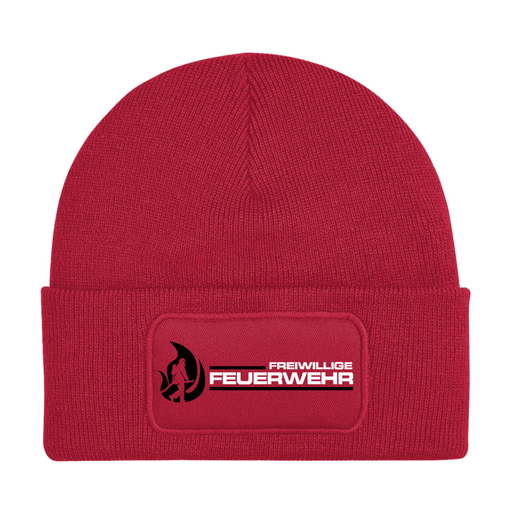 Feuerwehr Mütze | Wintermütze Firefighter | Patch Beanie M1