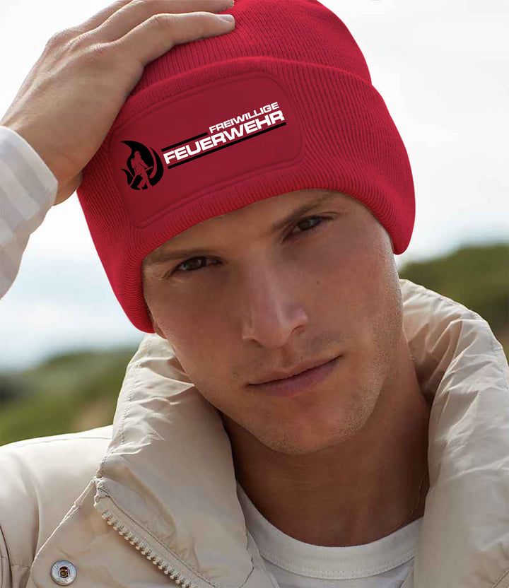 Feuerwehr Mütze | Wintermütze Firefighter | Patch Beanie M1