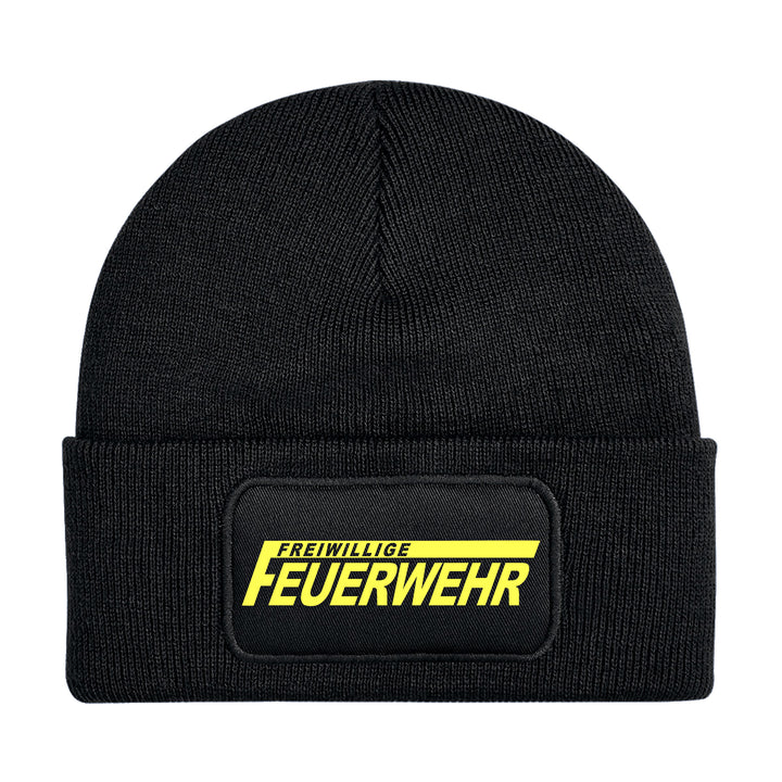 Feuerwehr Mütze | Wintermütze Firefighter | Patch Beanie M3