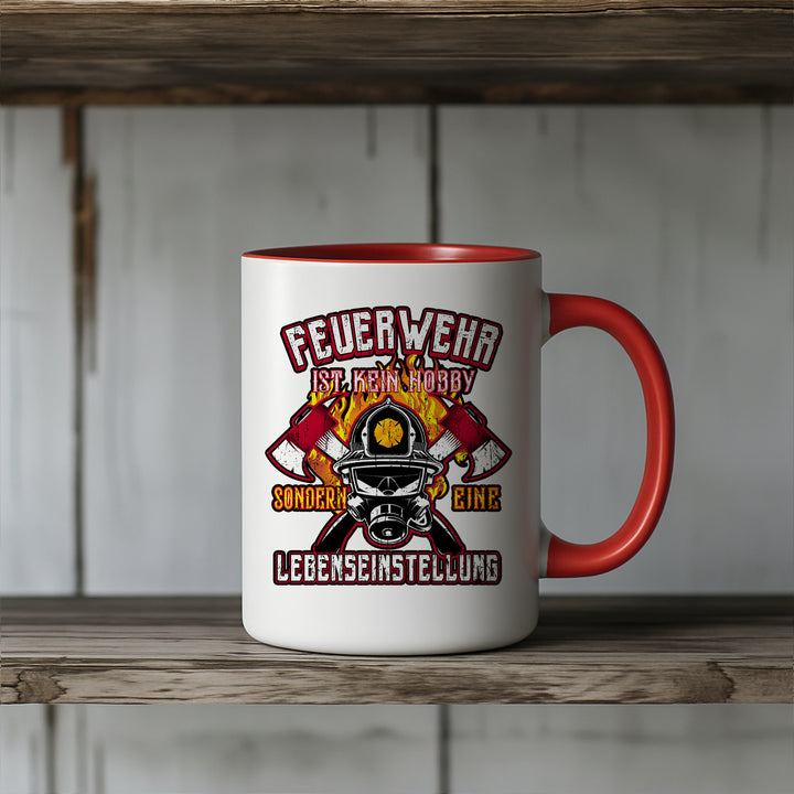 Feuerwehr Tasse | Kaffeetasse für Feuerwehr Feuerwehr Kaffeebecher FFW | M3
