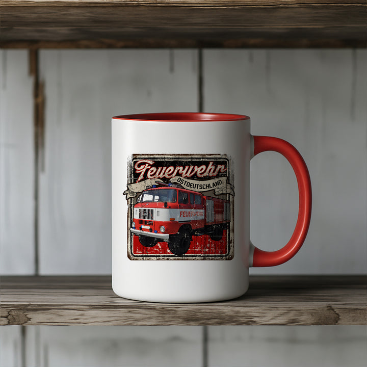 Feuerwehr Tasse | Kaffeetasse für Feuerwehr Feuerwehr Kaffeebecher FFW | M7