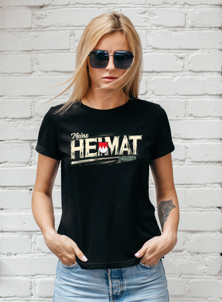 Heimat Franken Damen T-Shirt | Bayern Nürnberg Würzburg | FB