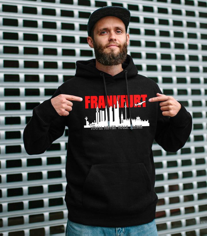 Frankfurt Skyline Kapuzenpullover | Main FFM Hoodie Stadt Pullover Hessen Geschenk