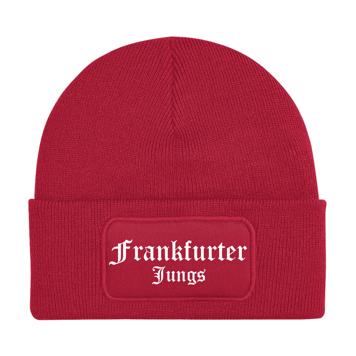Frankfurter Jungs Mütze | FFM Wintermütze | Patch Beanie