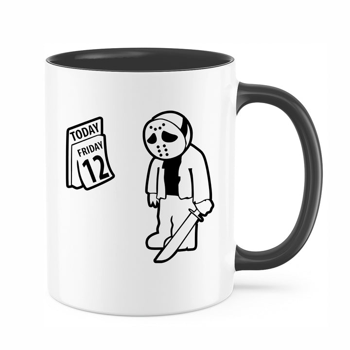 Friday 12 Tasse | Horror Kaffeetasse Grusel Halloween Kaffeebecher Becher