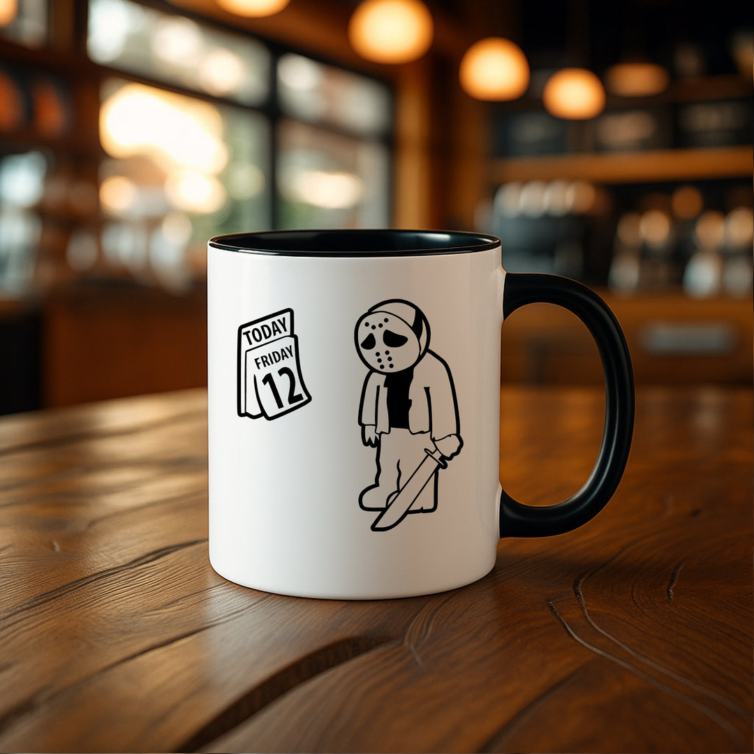 Friday 12 Tasse | Horror Kaffeetasse Grusel Halloween Kaffeebecher Becher