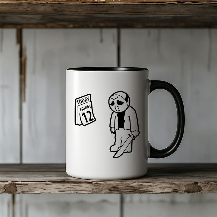Friday 12 Tasse | Horror Kaffeetasse Grusel Halloween Kaffeebecher Becher